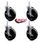 Service Caster 6 Inch Phenolic Wheel Swivel 34 Inch Threaded Stem Caster Set with Brake SCC SCC-TS20S615-PHR-TLB-34212-4 - alternate 4